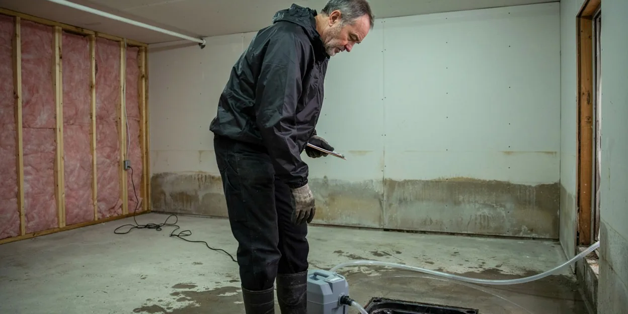 Water damage restoration in Coupland, TX